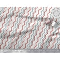 thumbnail image 2 of Soimoi polyester Crepe Fabric Waves Artistic Printed Fabric 1 Yard 42 Inch Wide, 2 of 3