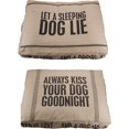 thumbnail image 3 of Primitives by Kathy Double-Sided Bed, Large, Kiss Your Dog Goodnight, 3 of 3
