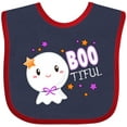 thumbnail image 3 of Inktastic Boo-tiful Cute Ghost Boys or Girls Baby Bib, 3 of 4