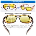 thumbnail image 5 of TINHAO Polarized Fit Over Sunglasses Wrap Around Shades Wear Over Glasses UV400 Protection for Driving, 5 of 7
