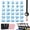 Light Blue, variant on 20 Pcs Numbered Pencil Toppers 1-20, 2026 New Reusable Classroom Labels for Teachers, 11 in Pencil Toppers Numbers, Number Markers for Supply Stations