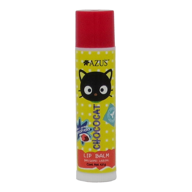 Bálsamo labial Azu's ChocoCat de Barra sabor Choco-Fresa 4.5 grs