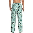 thumbnail image 6 of Cauagu Winter Skiing Penguin Mens Pajama Pants Sleep & Lounge Pants,PJ Bottoms with Pockets-XX-Large, 6 of 7