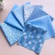 thumbnail image 4 of 7pcs Blue Cotton 9.84*9.84in(25*25cm) Sewing Small Cloth Head DIY Handmade Doll Clothes Patchwork Doll Quilt Handmade Cotton, 4 of 4