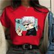 thumbnail image 3 of Camiseta de manga corta Satoru Gojo, camiseta informal de cuello redondo, ropa de calle de moda, camisetas Harajuku de Anime, 3 of 5
