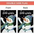 thumbnail image 6 of Mizhona Merry Christmas Garden Flag Xmas Tree for Outside Winter New Year Yard Welcome Flag Double Sided Holiday Decorative 12"X18", 6 of 6