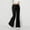 Black, variant on HAOTAGS Teen Girls Flared Pants, High Waist Wide Leg Y2k Pants with Pockets Black 13 Years
