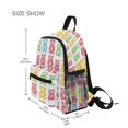 thumbnail image 3 of FORMRS School Backpack with Front Zippered Pocket 12" Student Travel Daypack, Gummy Bear Pattern, 3 of 6