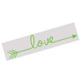 thumbnail image 5 of Decoración de pared AMOR Vinilo Calcomanía Calcomanía Ventana de coche Mural Calcomanía Panel Póster, And Peel, Decoración de pared con let Verde claro, 5 of 5