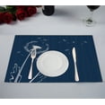thumbnail image 1 of EREHome Cartoon Dandelion Placemat Table Mat Cup Mat 12x18 inch,Set of 2, 1 of 2