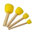 thumbnail image 6 of 5pcs Elastic Painting Sponge Children Watercolor Doodle Drawing Brush Stamp Kid Educational Toy Wooden DIY Painting Sponge Brush, 6 of 9