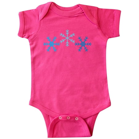 

Inktastic Snowflakes Winter Christmas Gift Gift Baby Boy or Baby Girl Bodysuit