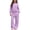 Purple, variant on YUNLIUU Girls Sweatsuit 2 Piece Hoodies and Sweatpants Sweat Set,10 Years,Black