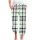 thumbnail image 1 of Pantalones Casuales de Mujer de Impresión Floral Cintura Elástica Suelta, Pantalones de Pierna Ancha Recta con Bolsillos, 1 of 5