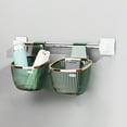 thumbnail image 1 of RKSTN storage basket Pack Garlic Onions And Ginger Storage Box Kitchen Wall Hanging Basket Garlic Onions And Ginger Seasoning Punch- Storage Rack Drains Vegetable Basket, 1 of 8