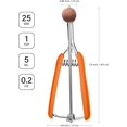 thumbnail image 2 of Small Cookie Scoop Set - Include TSP Cookie Dough Scoops Ice Cream Scoopers Stainless Steel Cookies Scoops for Baking Good Soft Grips Quick Trigger Release, 2 of 8