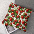 thumbnail image 7 of Farm Fruits Red Strawberry Outdoor Pillow Covers Set of 2, Decorative Throw Pillow Case, Wooden Texture Linen Soft Cozy Cushion Pillowcases, 7 of 7