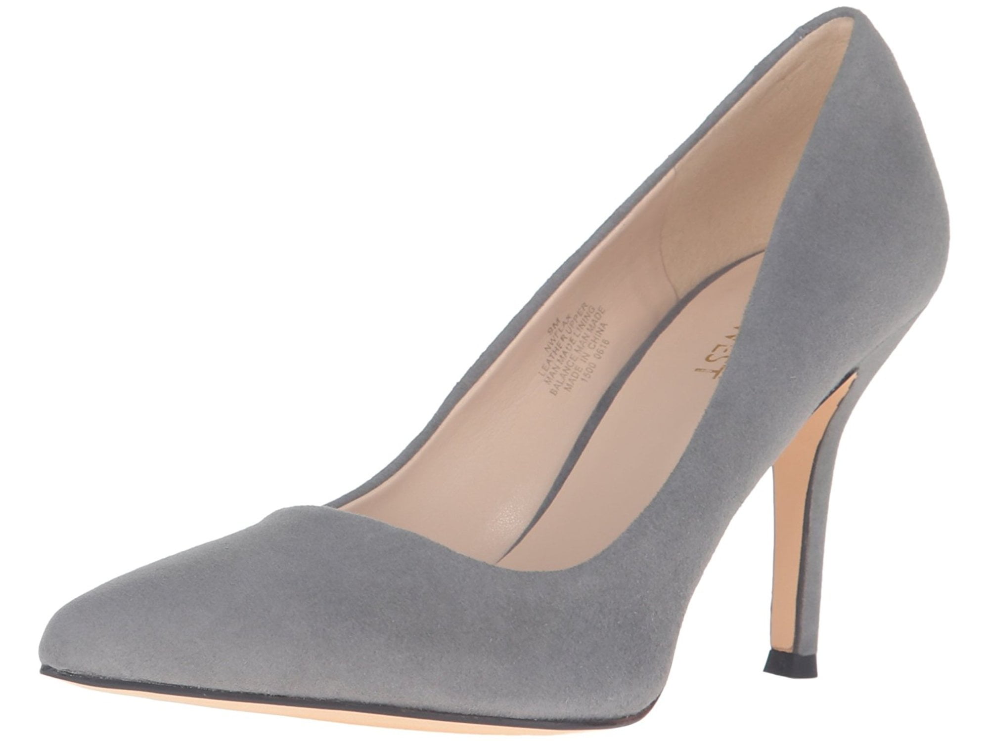 Nine West - Nine West Womens Flax Suede Pointed Toe Classic Pumps ...
