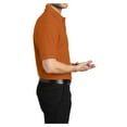 thumbnail image 3 of Yellow Rooster Male Silk Touch Polo Men Extended T-Shirts Texas Orange S, 3 of 7