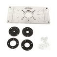 thumbnail image 1 of Trimming Machine Flip Plate, Milling Guide Table Insert Plate Stable Wear Resistance Rugged  for Garage, 1 of 8
