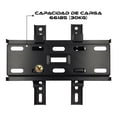 thumbnail image 3 of Soporte de Pared Fijo Con Inclinación Para TV Virtual Zone Televisión Monitor 15 a 42 Pulgadas Negro, 3 of 8
