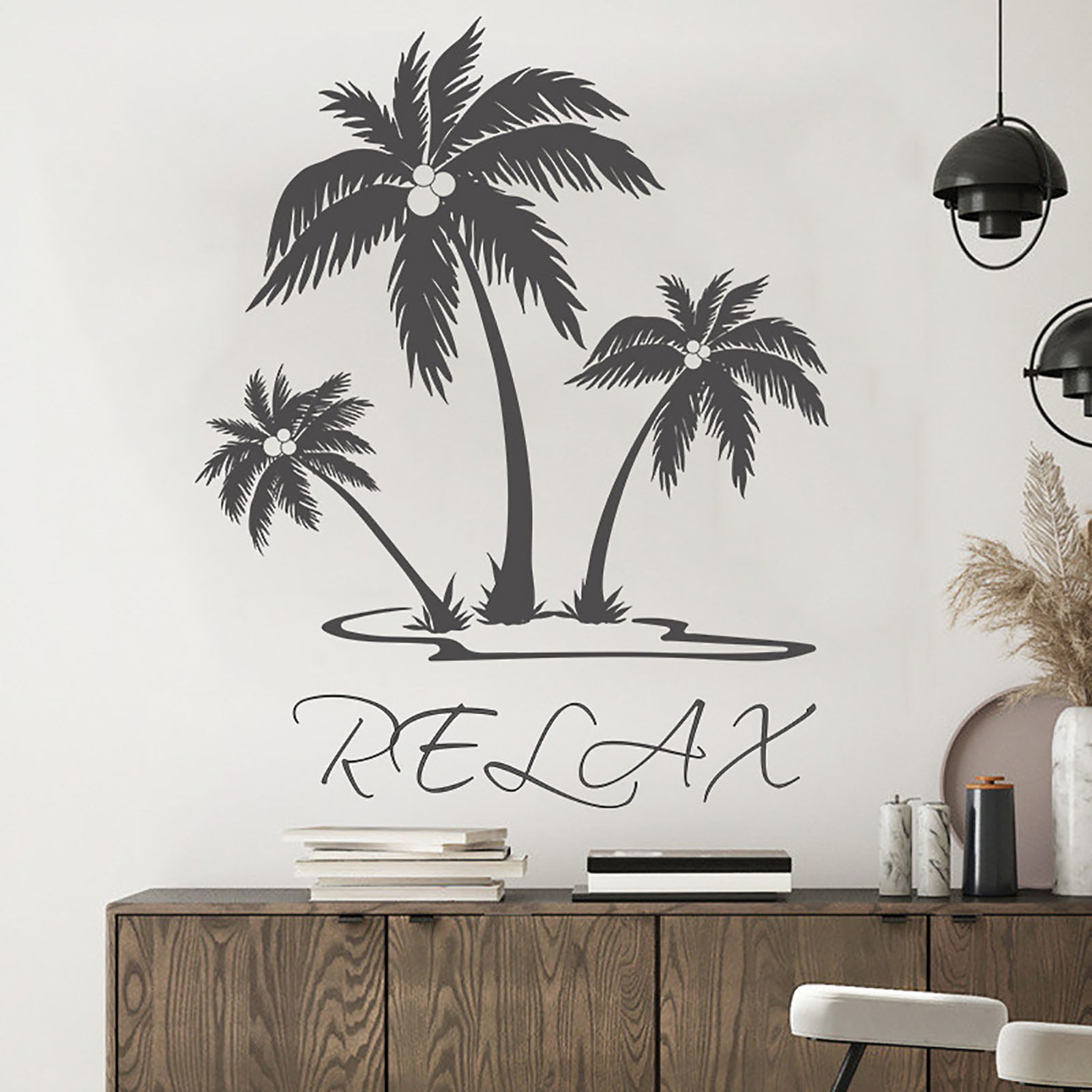 Coconut Palm Tree Home Room Decor Removable Wall Stickers Decals Decoration* 