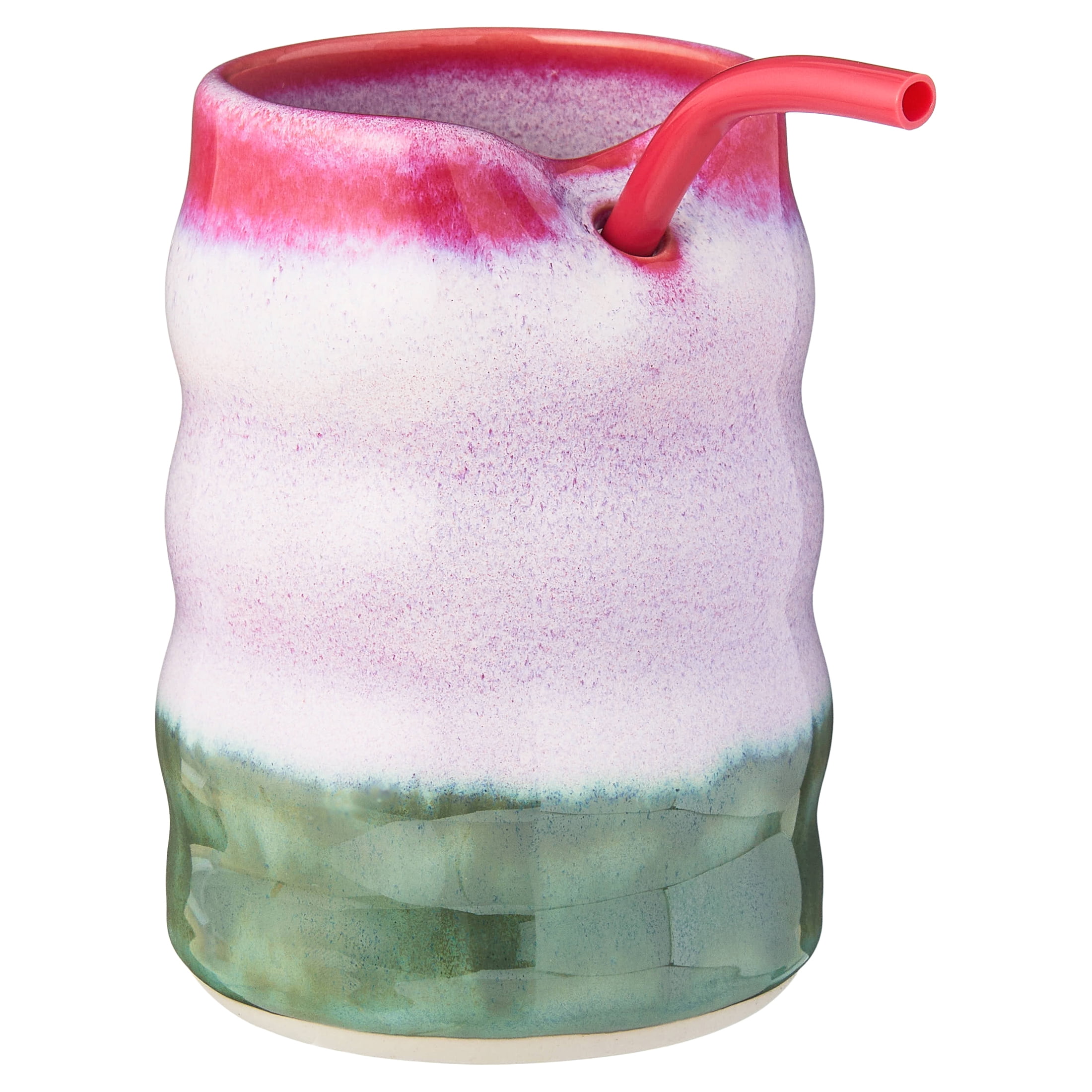 Mainstays Stoneware 16oz Purple Reactive Glaze Coffee Cup