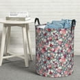 thumbnail image 5 of Goofa Daisies Flowers Printed Circular Hamper,Laundry Basket with Handles,Storage Baskets Foldable,Large Capacity Laundry Hamper-, 5 of 8