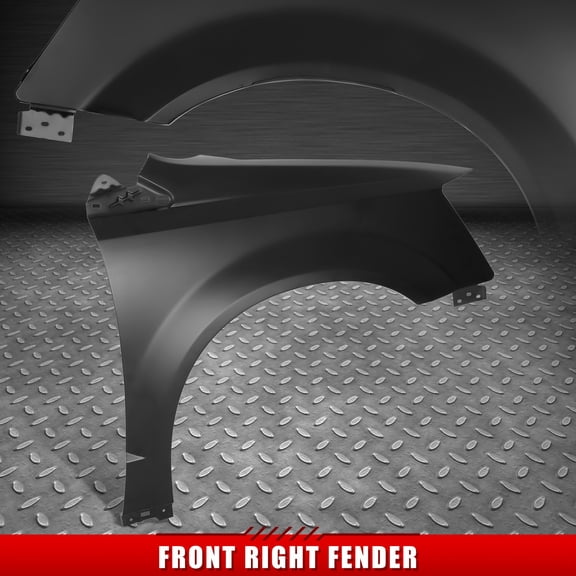 Nuvision for 08-20 Town & Country Grand Caravan Front Right Primered Wheel Fender Flare