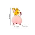 thumbnail image 3 of Anti-Scratch Door Protector, Cute Cartoon Butt Car Sticker, Anti-Scratch Funny Cute Soft Butt Bumper Strip, 3 of 8