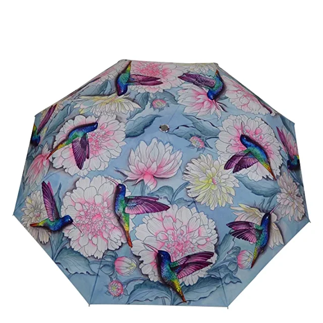 Anuschka Original Printed Artwork Umbrella - Auto Open/Close with UPF 50+ Sun Protection