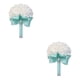 thumbnail image 2 of Ramo de boda Minnieouse plástico novia azul claro 2Conjunto, 2 of 6