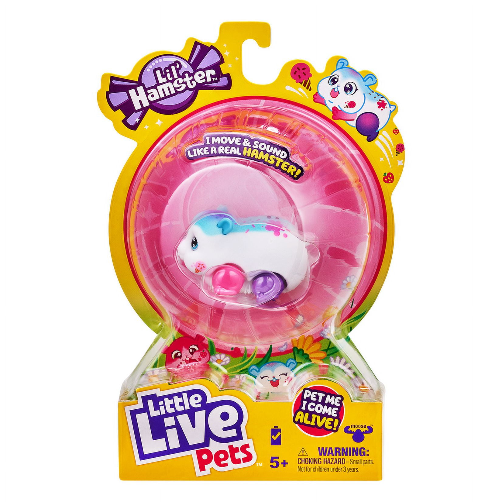  Little Live Pets - Lil' Hamster: Popmello & House Playset   Interactive Toy. Scurries, Sounds, and Moves Like a Real Hamster. Soft  Flocked. Batteries Included. for Kids 4+ : Toys & Games