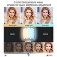 thumbnail image 2 of Tignapoo Adjustable Clip-On Phone Selfie Light with 2500K-9000K Color Temperature, 1000mAh Rechargeable Battery, and 90° Rotatable LED for Perfect Lighting (White), 2 of 6