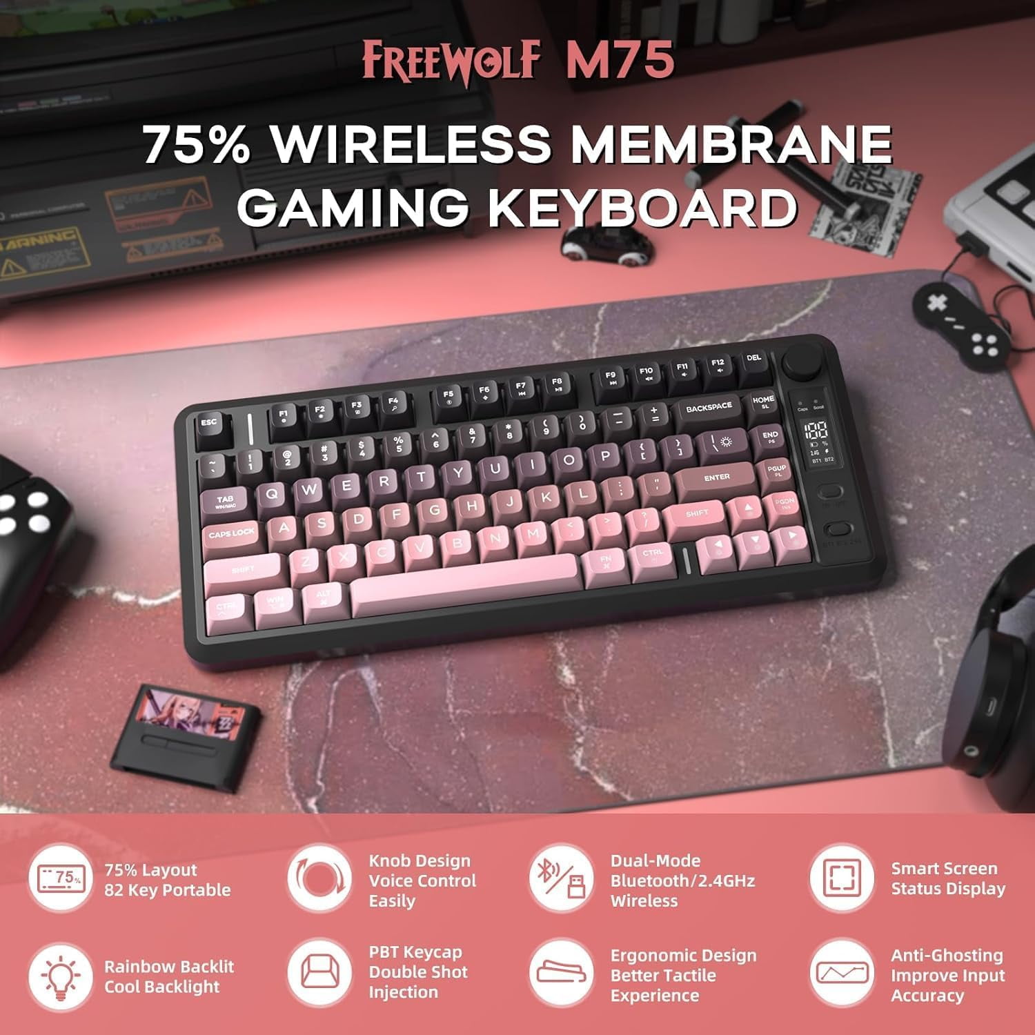 ZIYOU LANG M75 Bluetooth Keyboard