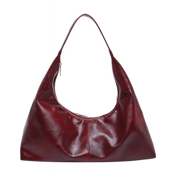 Axilas Elegantes para Mujeres PU Bolso Hombro Cierre La Al Aire Libre