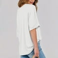 thumbnail image 5 of Mittory Womens Tops Oversized T Shirts Short Sleeve Crewneck Summer Casual Loose Basic Tee Shirt Trendy Fashion Clothes, 5 of 7