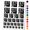 Black, variant on This Sucks Dracula Vampire Halloween Water Resistant Temporary Tattoo Set Fake Body Art Collection - Orange