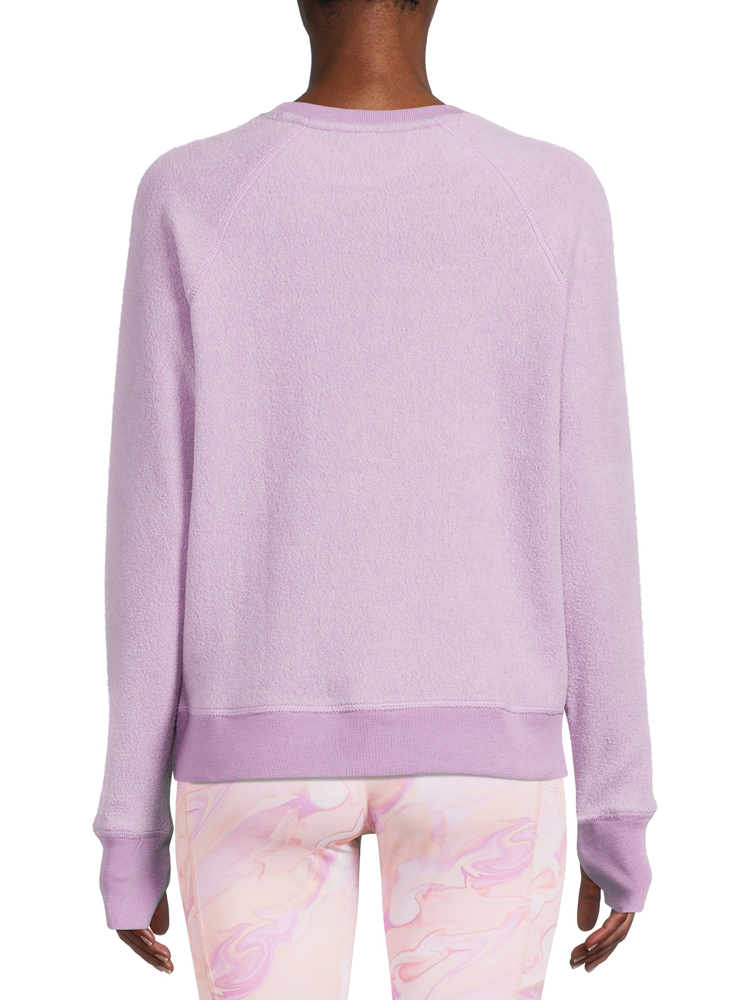 Avia Women's Fleece Pullover Top with Long Sleeves