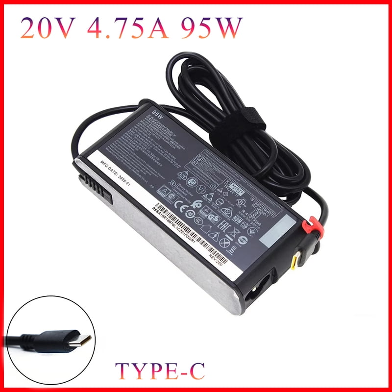20V 4.75A 95W USB Type C PD Charger Laptop Power Supply Adapter for    Samsung Y740S-15IRH Y9000X Y740S