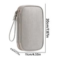 thumbnail image 4 of Portable Travel Cable Organizer Bag, Waterproof Tech Pouch for Chargers, Power Bank, Earbuds, Cords, 4 of 7