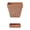 Brown, variant on Faux Ceramic Plastic Greens Container With Tray Vintage Embossed Bloom Holder For Indoor Outdoor Botanical Greens Decor