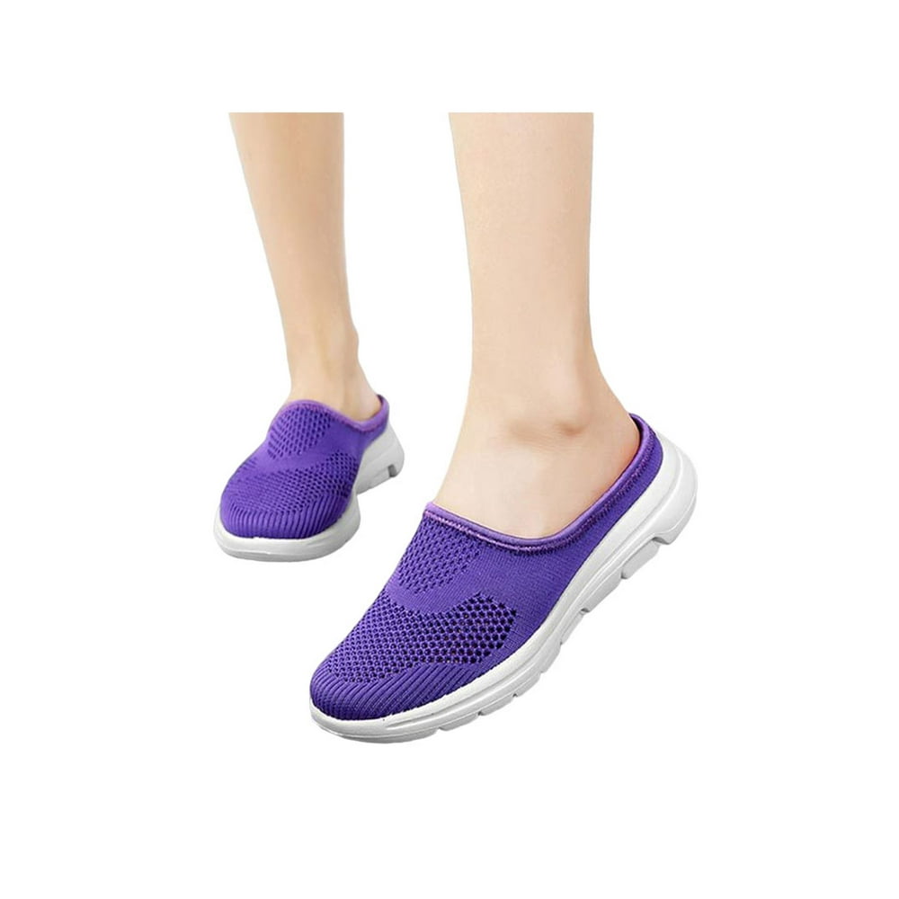 Lacyhop - Lacyhop Womens Breathable Mesh Walking Mules Sneakers Open ...