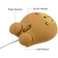 thumbnail image 3 of Ratón con cable USB, forma de oso animal lindo, ratón con cable, mini ratones ópticos portátiles, ratón de ordenador de dibujos animados, 3 botones para ordenador portátil, PC de escritorio, 3 of 7