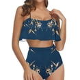 thumbnail image 2 of LSLJS Women's Ruffled Bikini Swimsuit Set, Bikini Sets for Women, 2 of 5
