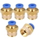 thumbnail image 1 of Conector Manguera Empuje, Racor Neumatico Recto, Tubo de 4mm Diámetro Exterior x G1/4 Macho, Adaptador Manguera Tubo, Enchufe Rapido Neumatico, 5 Piezas, 1 of 4