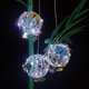 thumbnail image 1 of Lámpara solar para patio | Luz solar floral oscilante negra con LED de colores y blancos | Decoración colgante para jardín y balcón que se activa con el viento | Iluminación solar exterior resist, 1 of 5