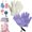 2 Pairs-c, variant on 3D Textured Five-Finger Exfoliating Bath Glove, Body Scrub Shower Mitts for Deep Cleansing and Massage, Unisex Bath Gloves for Smooth Skin