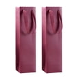thumbnail image 2 of sunsanly 2Pcs Wine Gift Bags Reusable Liquor Bags Reinforced Bottom Design Wedding Party Anniversary Champagne Wine Bags with Handles, 2 of 8