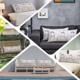 thumbnail image 6 of Easter Body Pillow Covers 20"x60", Spring Rabbit Feet Eggs Botanical Floral Grey Plaid Soft Brushed Microfiber Breathable Throw Pillow Covers, Decorative Pillowcase with Zipper for Couch Sofa Bedroom, 6 of 9